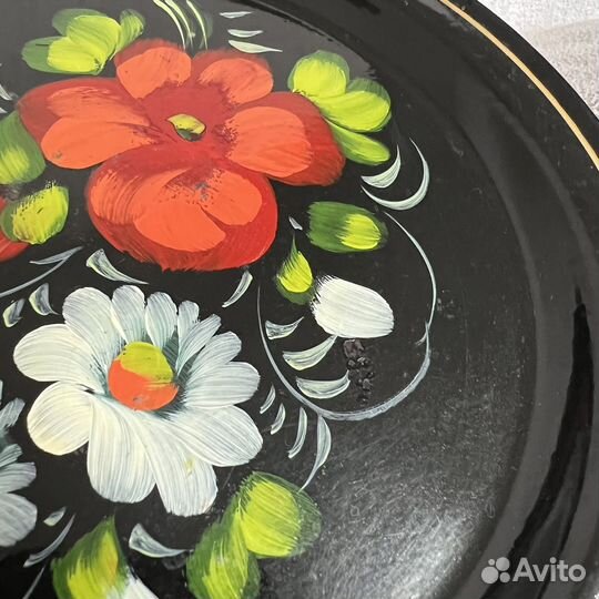 Поднос жестянной СССР