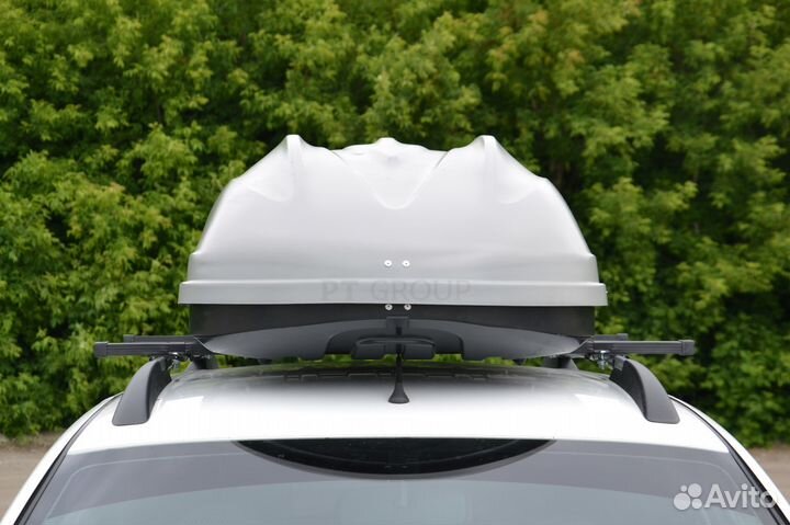 Бокс Турино-1 серый матовый 410 литров. 175см