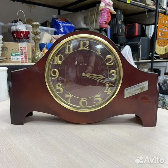 Механические настольные часы весна СССР (Сзр)