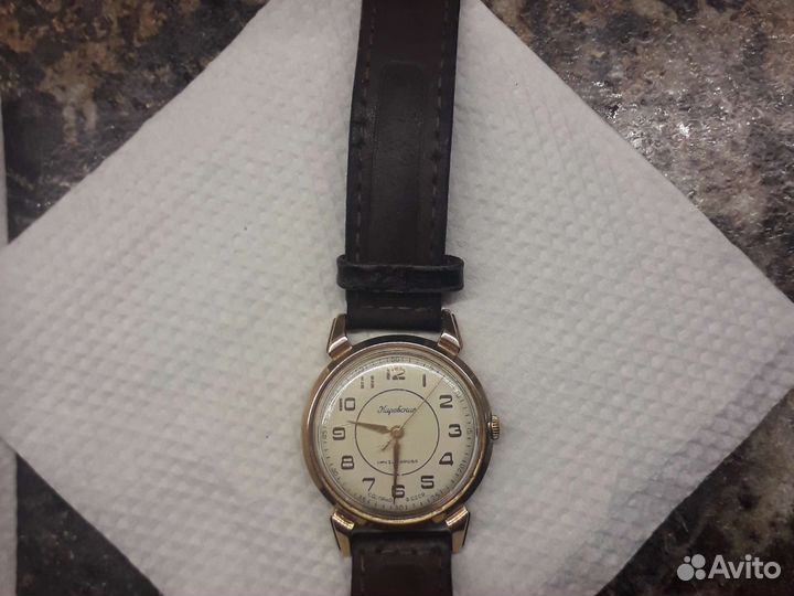 Часы кировские СССР 1мчз позолота