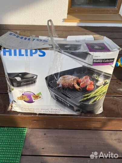 Гриль электрический philips
