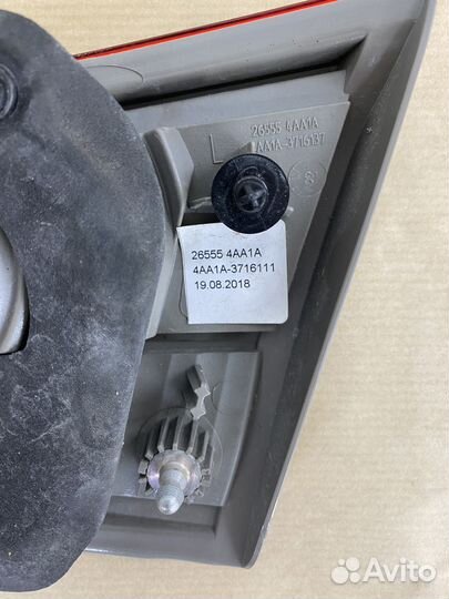 Фонарь крышки багажника L 265554AA1A