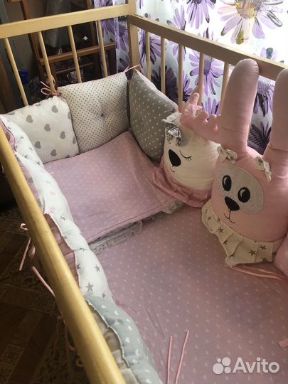 Бортики в детскую кроватку