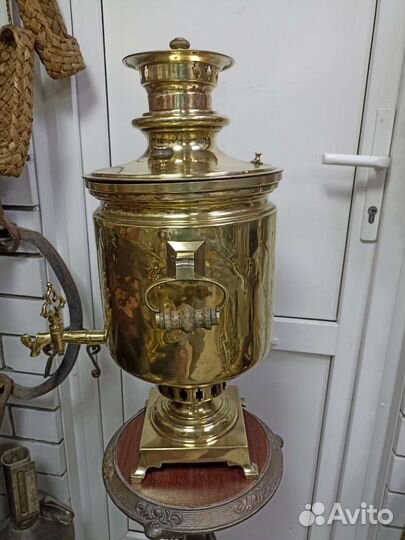 Самовар на дровах старинный.Тейле