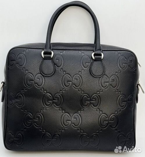 Портфель деловая сумка натуральная кожа Gucci