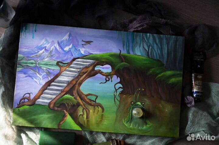 Авторская картина архитектура 