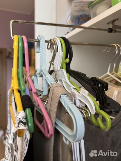 Вешалки плечики детские (пластик)