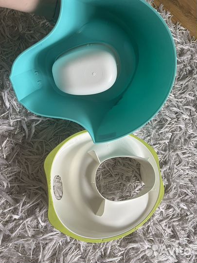 Горшок и накладка на унитаз стульчак детский