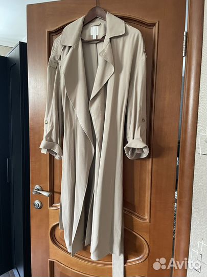 Плащ тренч hm xs oversize