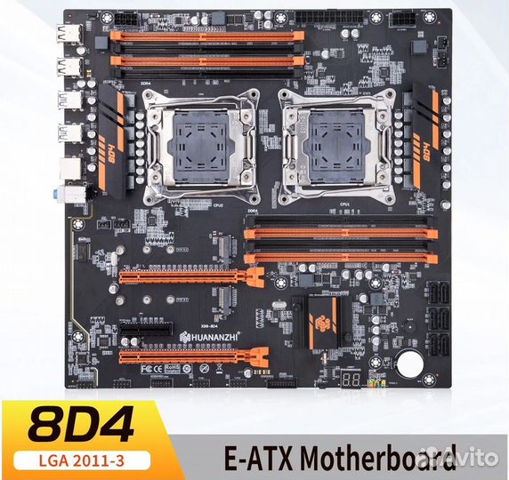 Связка Huananzhi X99-8D4 + 2 Xeon 2680 v4