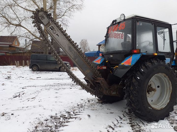 Услуги Бара Траншеекопатель мтз 82
