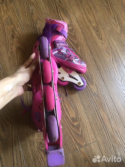 Роликовые коньки детские раздвижные 33 36