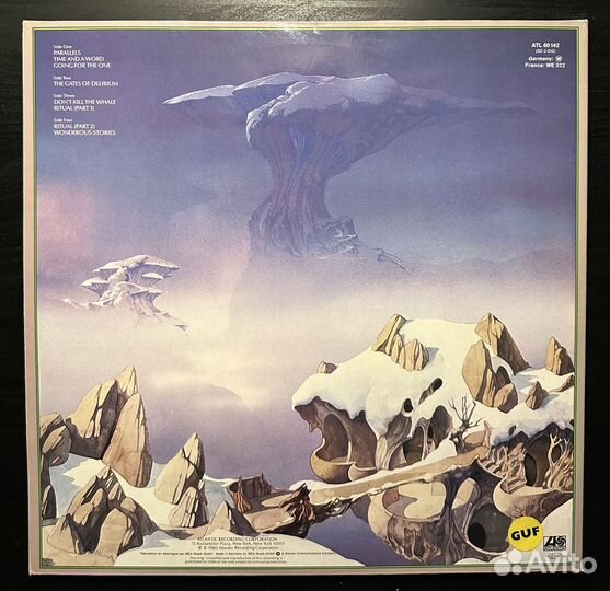 Yes – Yesshows 2LP (Скандинавия 1980г.)