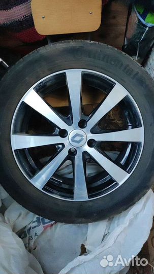 R16 Continental AllSeasonContact 205/55, PCD 4x100 DIA 40