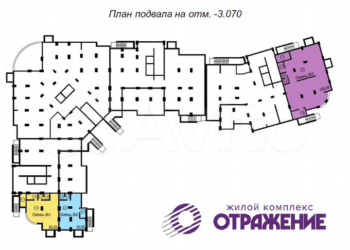 Свободного назначения, 64.4 м²