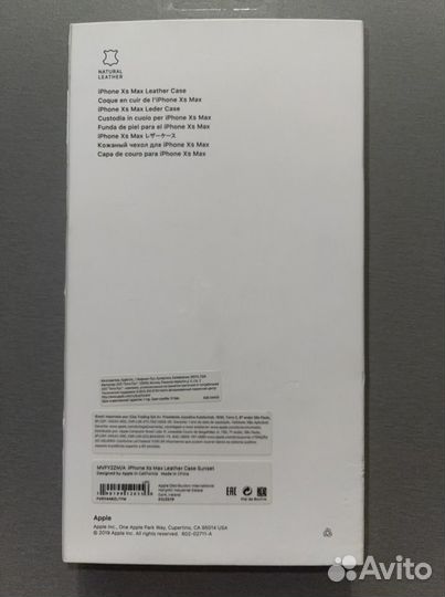 Чехол на iPhone XS max оригинал