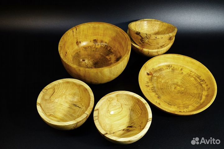 Набор деревянной посуды