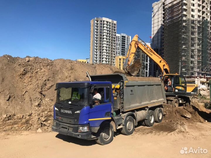 Котлованный грунт от 200 кубов