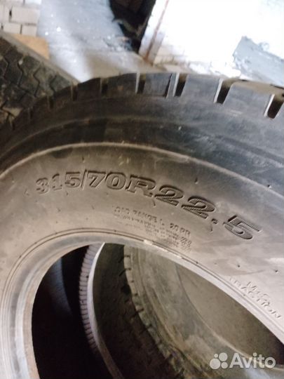 Грузовые шины 315 70 22 5 ведущие б/у