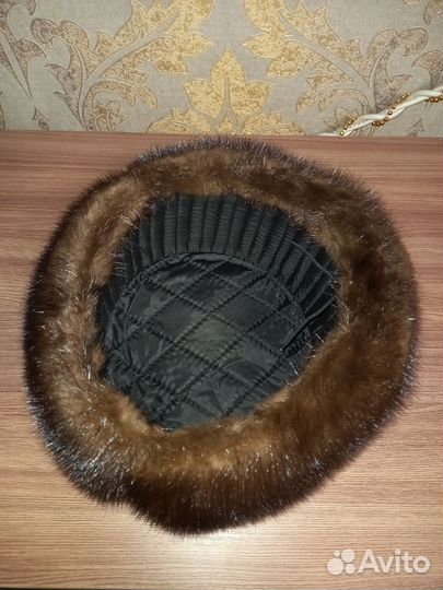 Мужская шапка норковая
