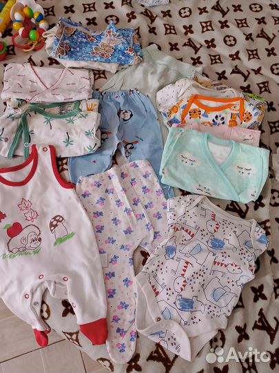 Одежда для новорожденных пакетом