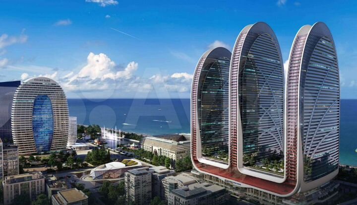 1-к. квартира, 40 м² (Грузия)