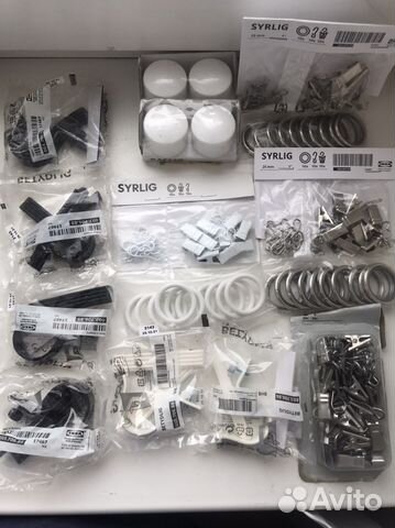 Комплектущие крепление, кольца IKEA