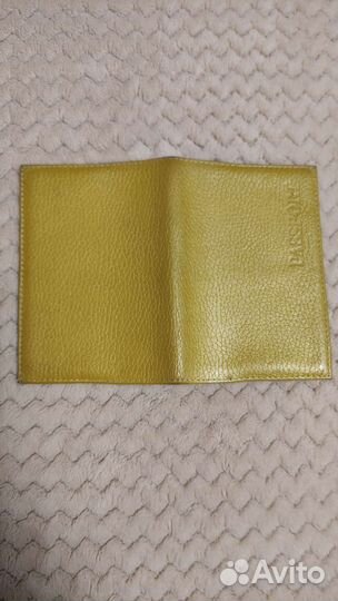 Обложка на паспорт натуральная кожа