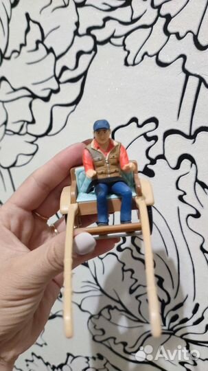 Телега для лошади Schleich раритет