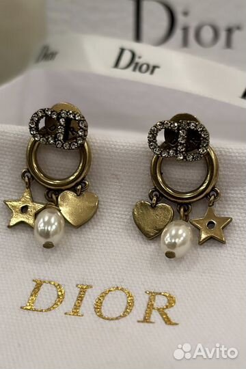 Dior серьги