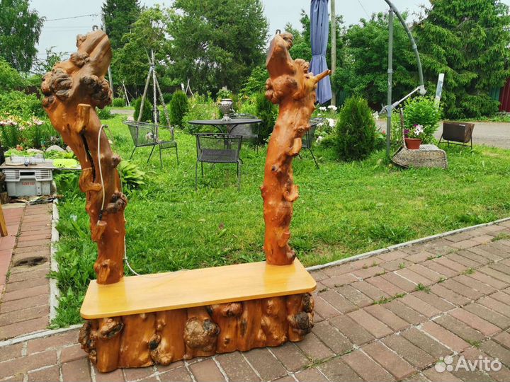 Полка из дерева ручной работы