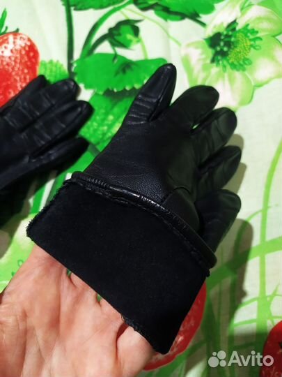 Перчатки натур. кожа, разм. 6- 6.5