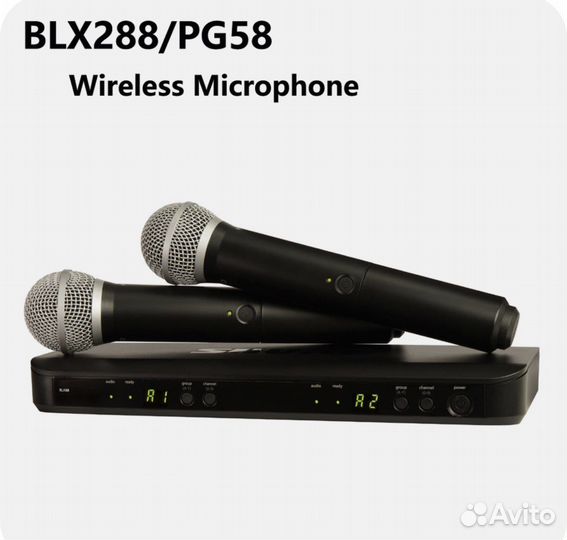 Радиосистема Shure Blx288 PG58 радиомикрофон