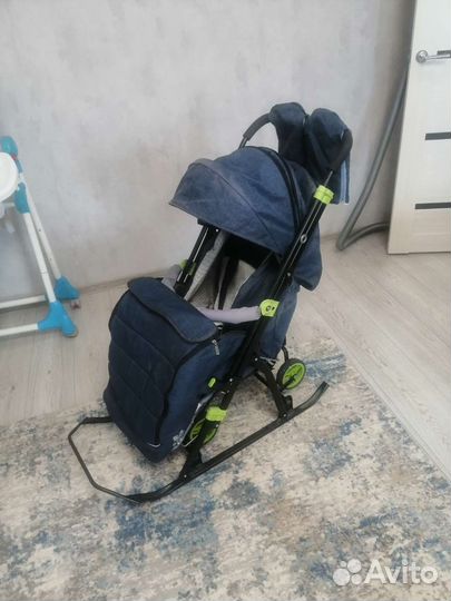 Коляска санки