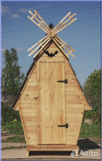 Уличный туалет домик с установкой GLW