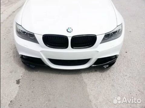 Клыки переднего бампера BMW E90 M 05-08 (до рест)