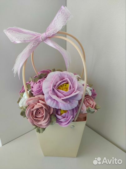 Съедобный букет. Букет из зефира