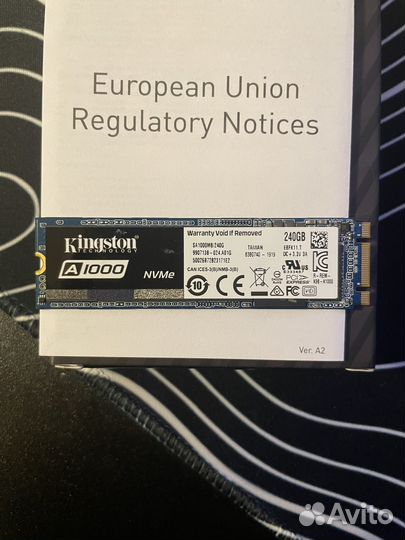 Ssd m2 kingston a1000 240gb