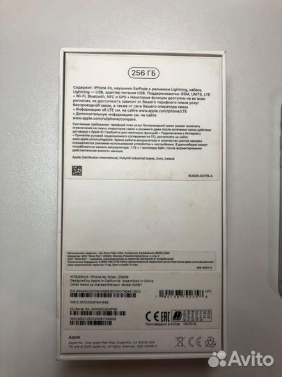 iPhone Xs, 256 ГБ