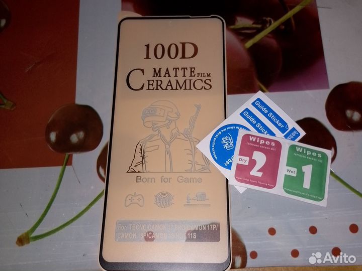 Защитное стекло tecno camon 17