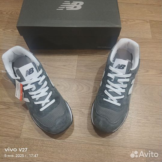 Кроссовки новые мужские New balance 574 grey lux