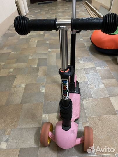 Самокат детский с родительской ручкой