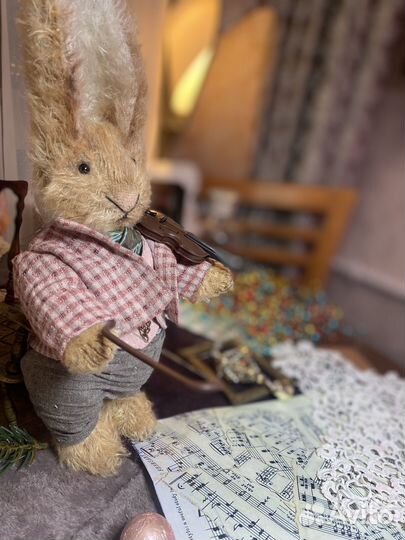 Тедди Кролик игрушка ручная работа