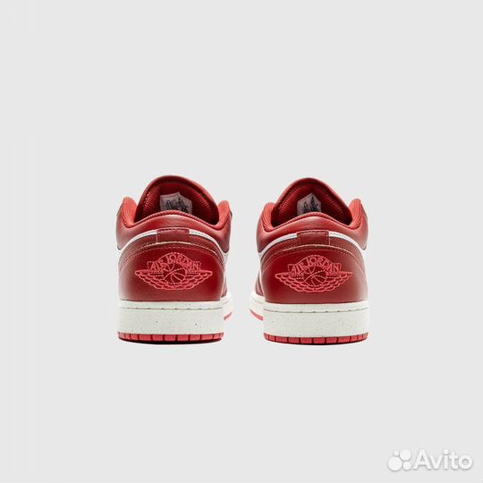 Кроссовки Nike air Jordan 1 low red zed skin