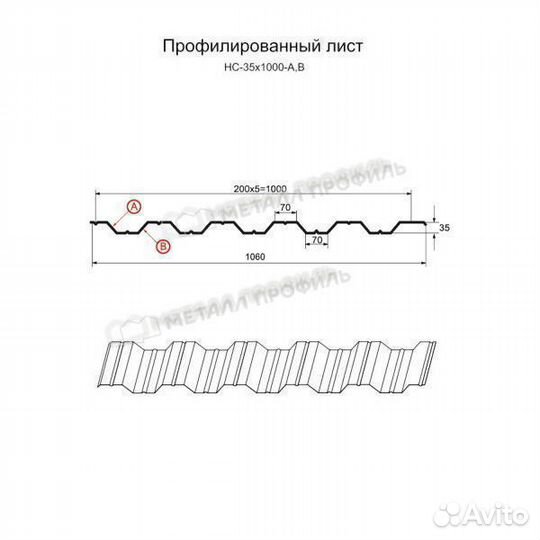 Профнастил нс-35