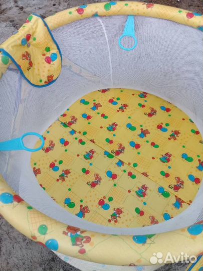 Детский круглый манеж