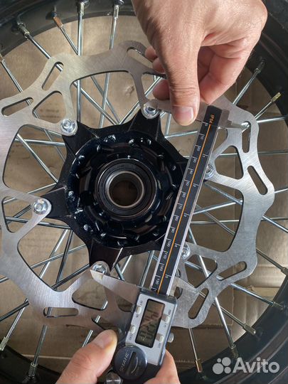 Колеса мотард комплект 17/17(диски алюминий перед