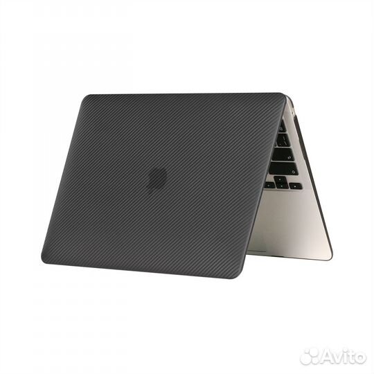 Чехол для MacBook Pro 13 2012-2015 черный карбон