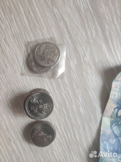 Юбилейные монет 1,2,5,10,25