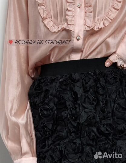 Юбка из роз